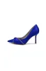 Party Pointed Toe Crystal High Heels sold by KissProm