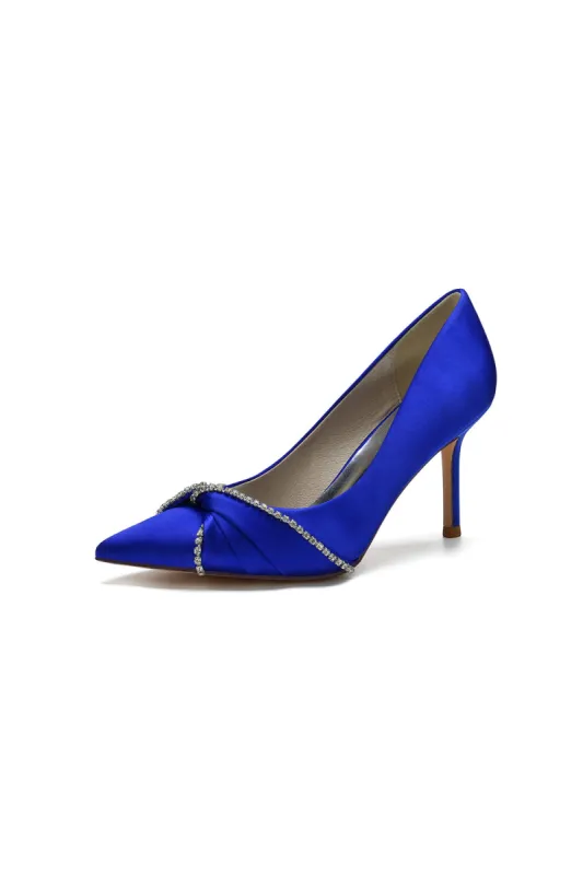 Party Pointed Toe Crystal High Heels sold by KissProm
