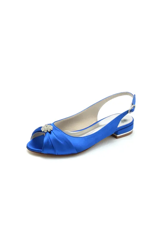 Open Toe Flats with Bow Cocktail sold by KissProm