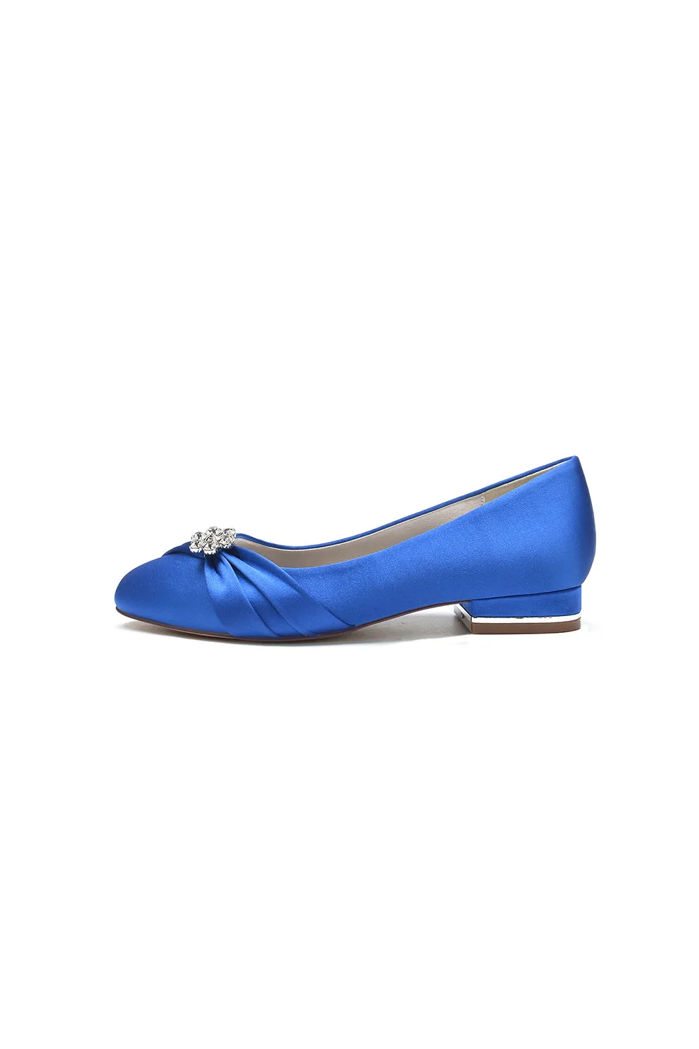 Royal Blue Flats with Rhinestone embellished sold by KissProm product image thumbnail 3