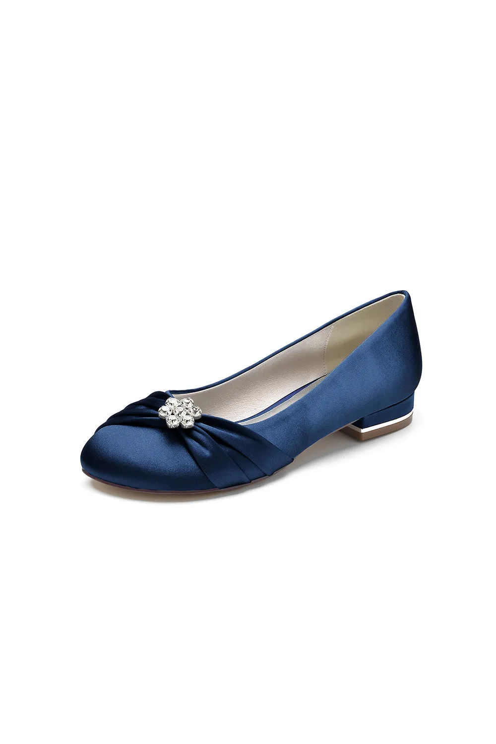 Royal Blue Flats with Rhinestone embellished sold by KissProm product image thumbnail 5