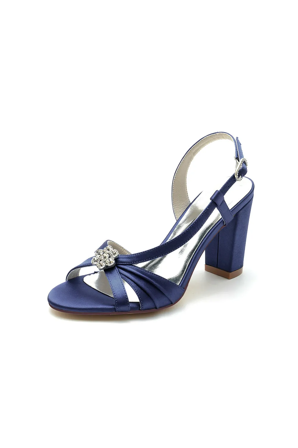 Slingback Strap Open Toe Block Heels sold by KissProm product image thumbnail 5