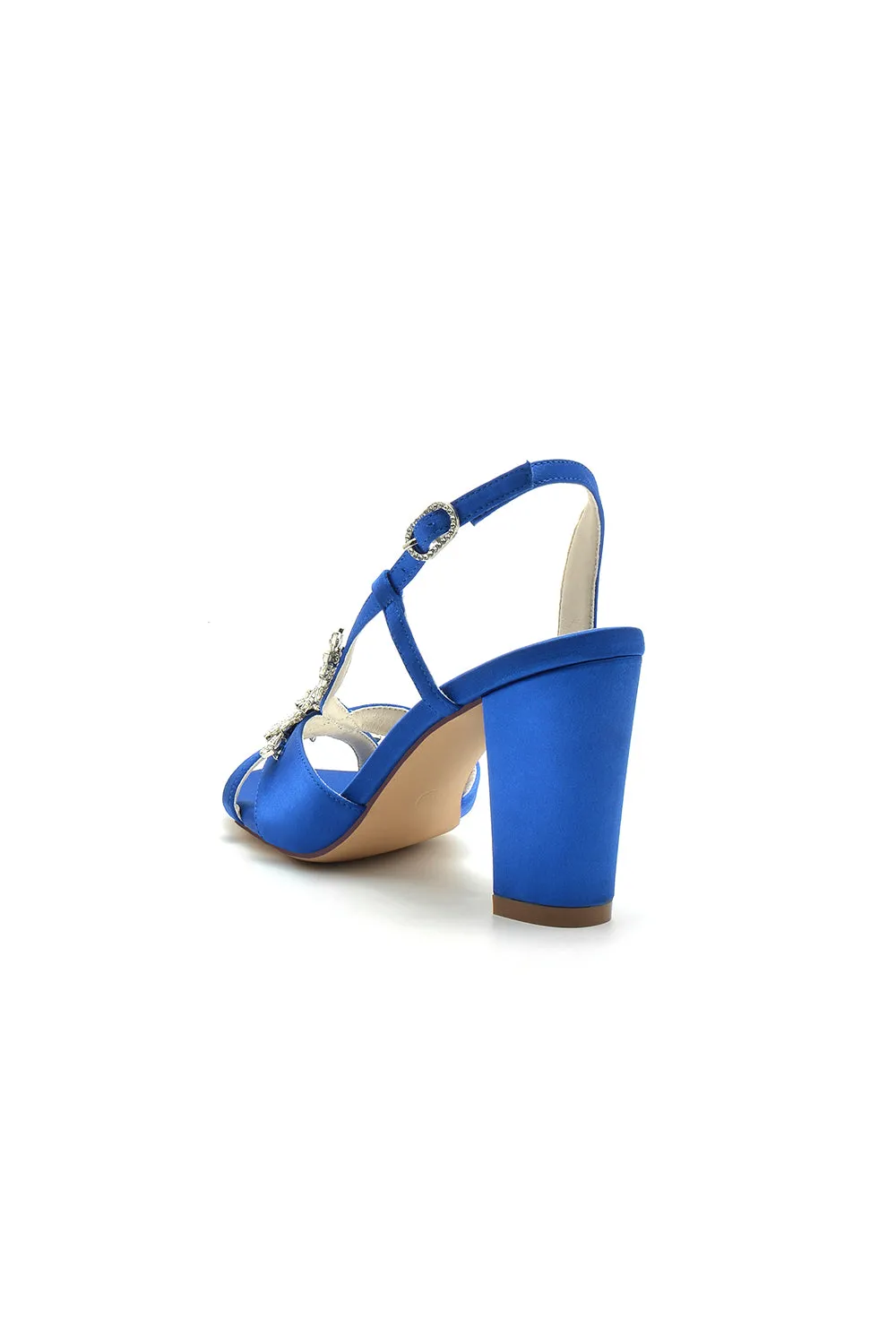 Slingback Strap Open Toe Block Heels sold by KissProm product image thumbnail 4