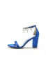 Open Toe Block Heels with Rhinestone Tassel sold by KissProm
