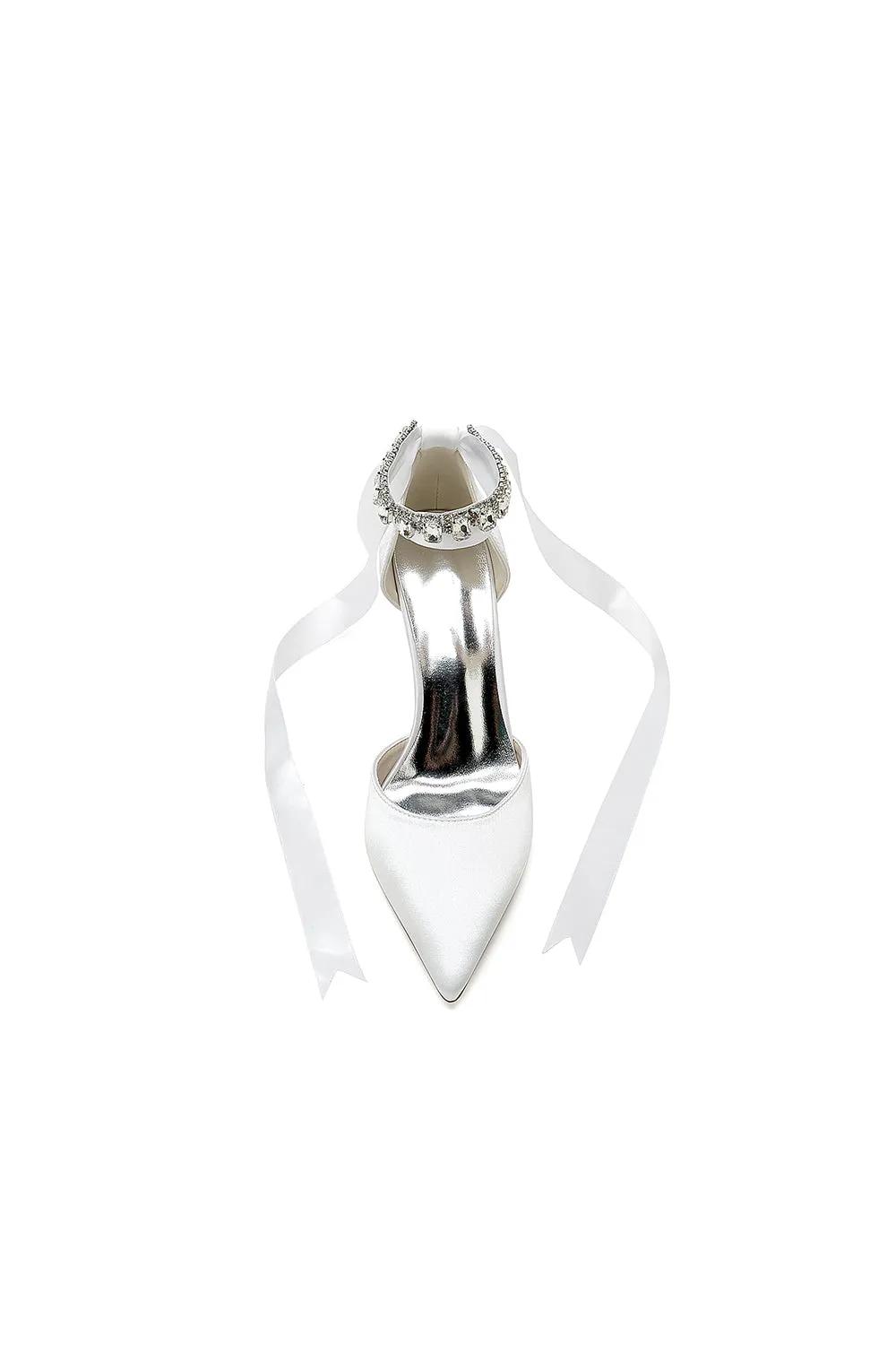 Pointed Toe Stiletto Heels with Ribbon Tie sold by KissProm product image thumbnail 2