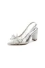 Pointed Toe Chunky Heels with Bow sold by KissProm
