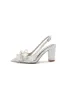 Pointed Toe Chunky Heels with Bow sold by KissProm