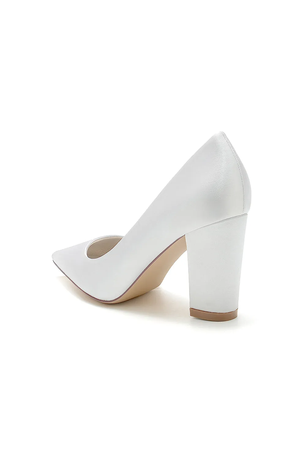 Sweet Pointed Toe Chunky Heels with Lace sold by KissProm product image thumbnail 5