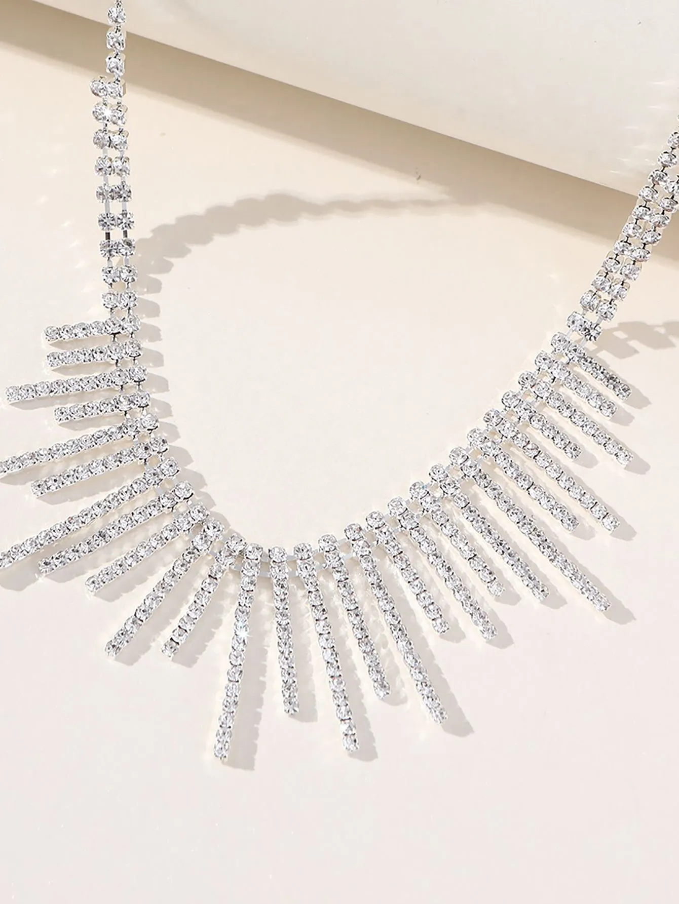 Tassel Necklace Earrings Pendant Two Piece Set sold by KissProm product image thumbnail 3