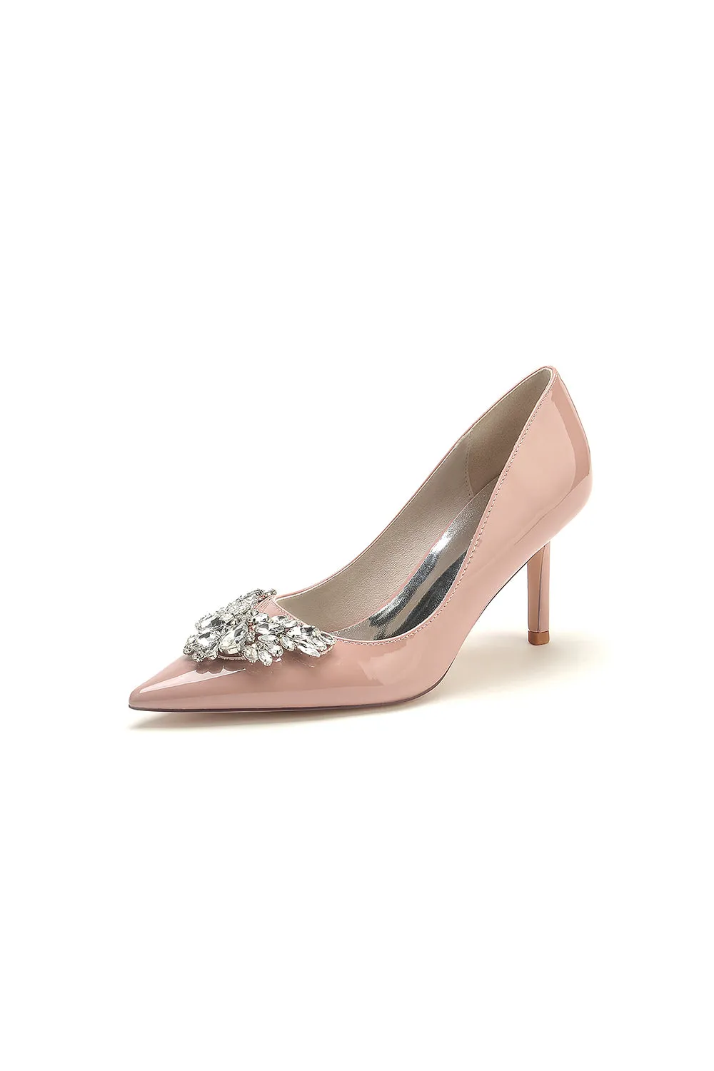 Shiny High Heels with Crystal Embellishments sold by KissProm product image thumbnail 4