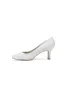Elegant White Lace High Heels with Wooden Heel sold by KissProm