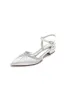 Satin Pointed Toe Beaded Buckle Kitten Heels sold by KissProm