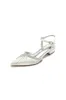 Satin Pointed Toe Beaded Buckle Kitten Heels sold by KissProm