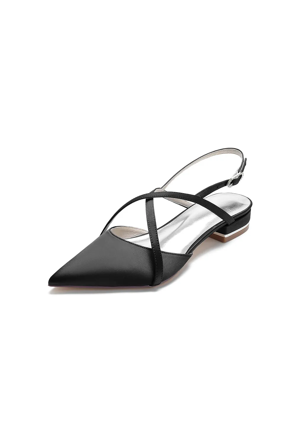 Simple Pointed Toe Ankle Straps Kitten Heels sold by KissProm product image thumbnail 5