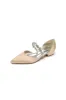Rhinestone Pointed Toe Low Heels sold by KissProm