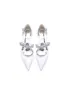 Pointed Toe Rhinestone Ankle Straps High Heels sold by KissProm