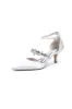 Pointed Toe Rhinestone Ankle Straps High Heels sold by KissProm