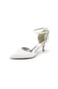 Beading Pointed Toe Ankle Strap High Heels sold by KissProm