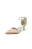 Beading Pointed Toe Ankle Strap High Heels sold by KissProm