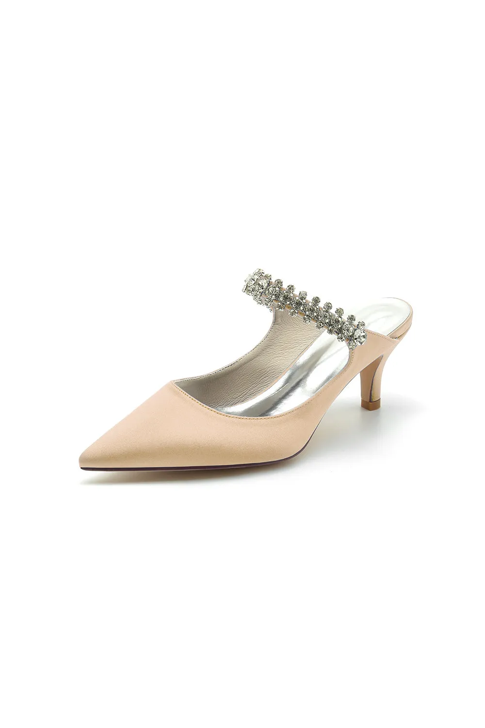 Pointed Toe Rhinestone High Heels sold by KissProm product image thumbnail 2