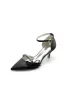 Pointed Toe Rhinestone Kitten Heels With Bow sold by KissProm