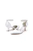 Pointed Toe Pearl Strap Kitten Heels sold by KissProm