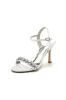 Open Toe Stiletto Heels With Rhinestone sold by KissProm