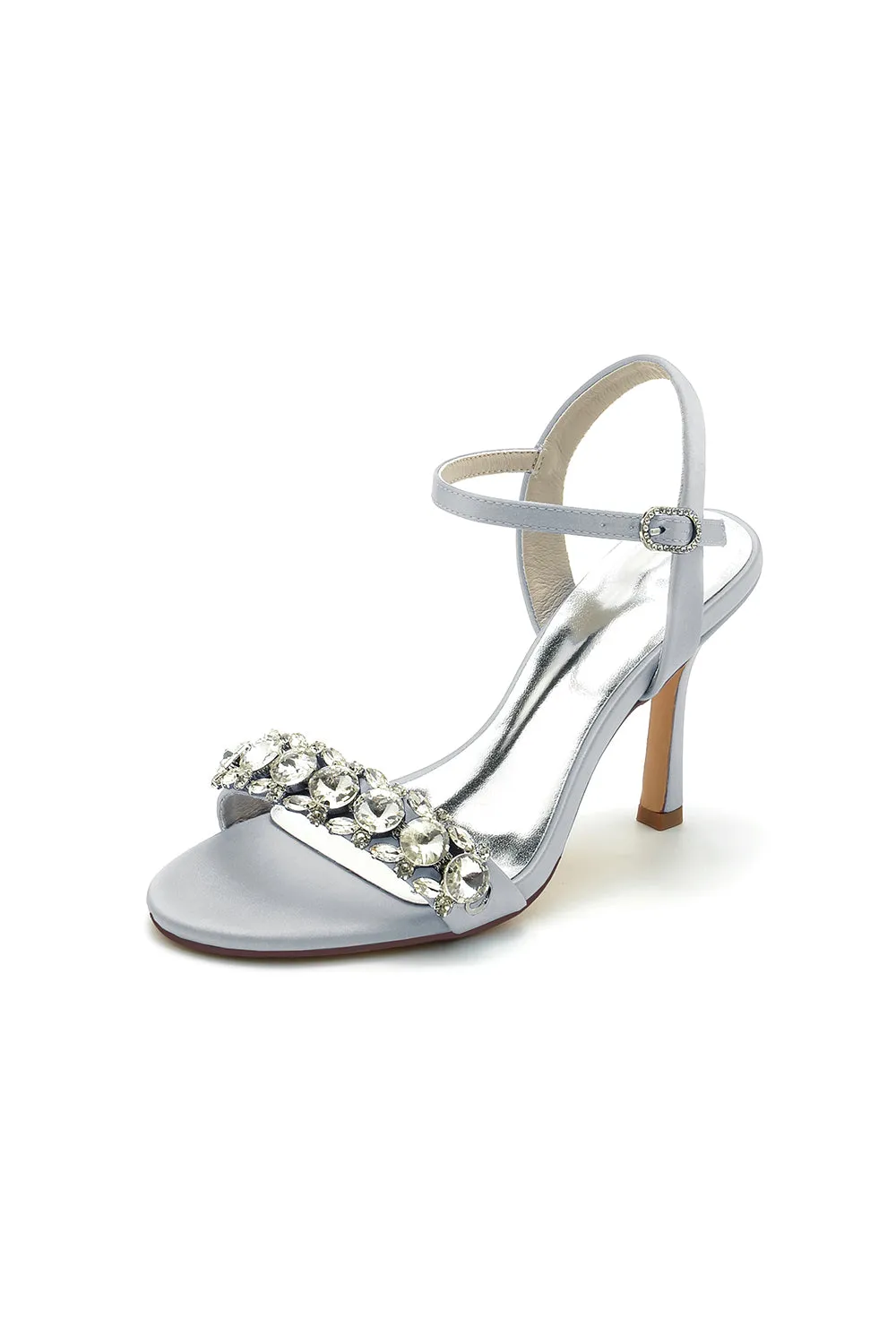 Rhinestone Open Toe Stiletto Heels sold by KissProm product image thumbnail 4