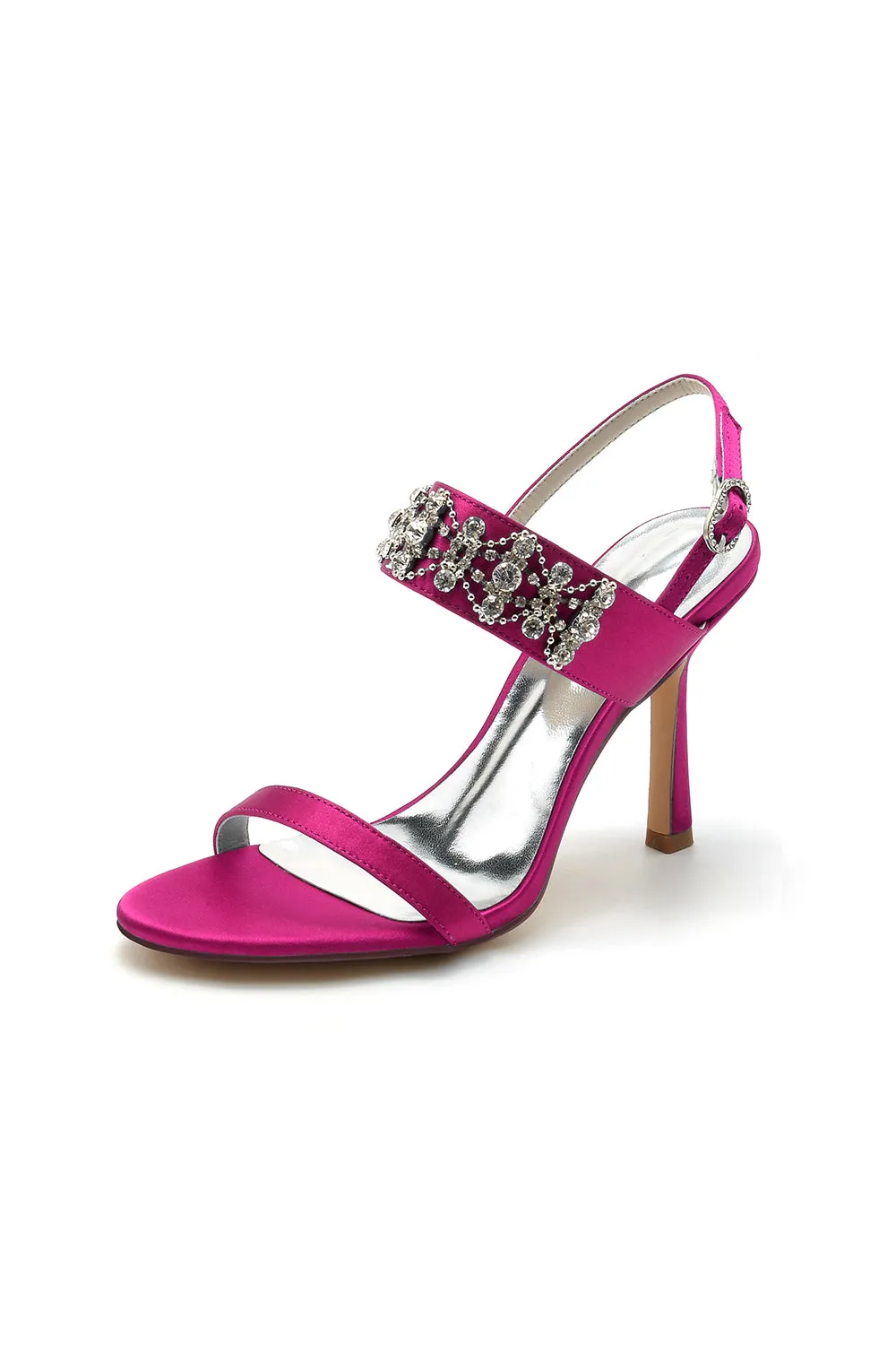 Rhinestone Beaded Ankle Straps Party Shoes sold by KissProm