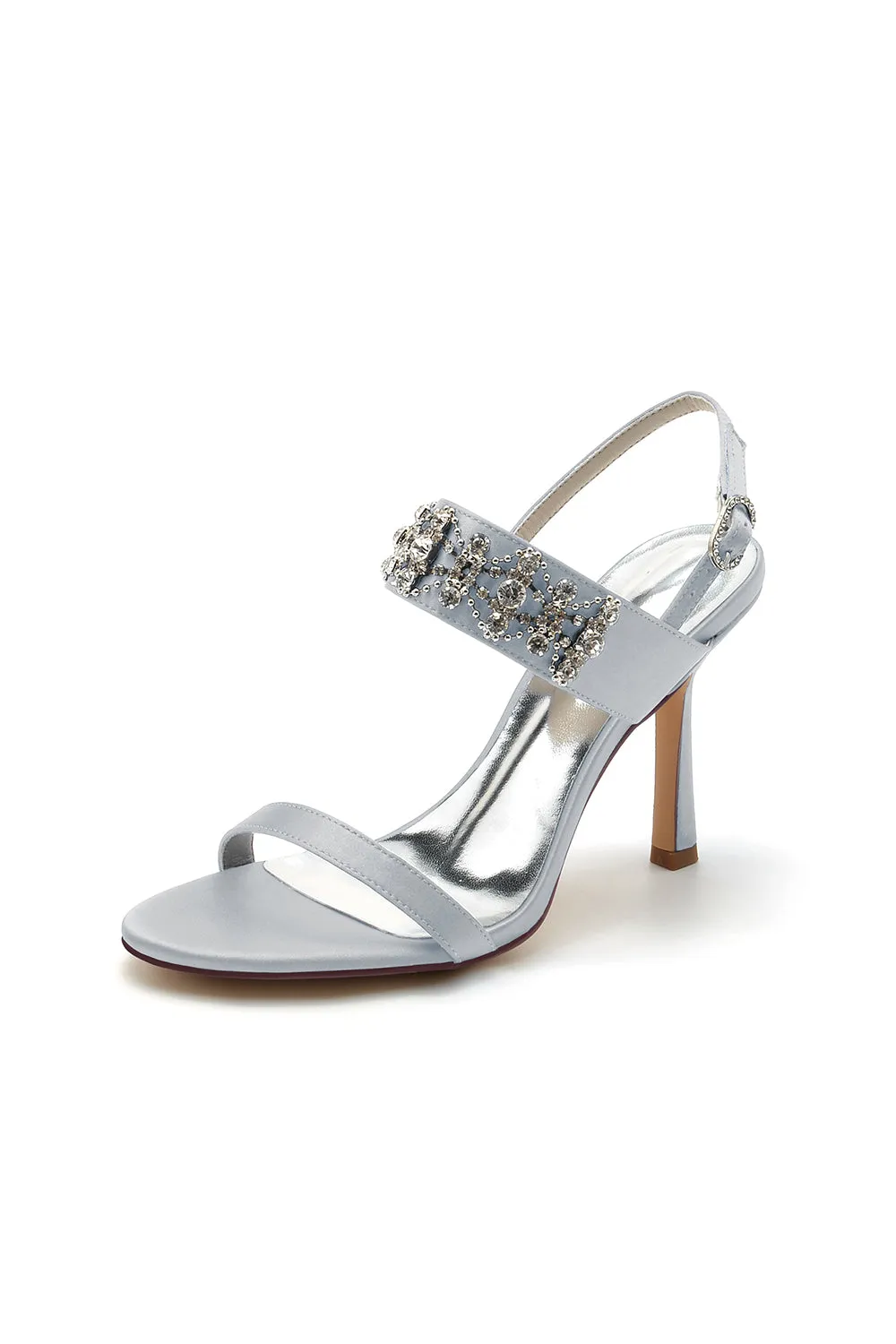 Rhinestone Beaded Ankle Straps Party Shoes sold by KissProm product image thumbnail 4