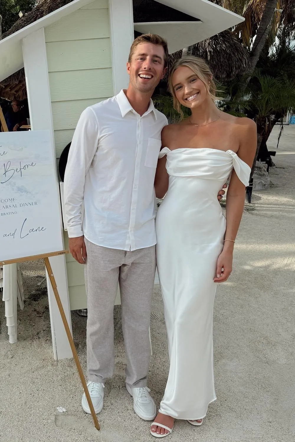 Marquina | Off the Shoulder Coral Mermaid Satin Long Party Dress sold by KissProm