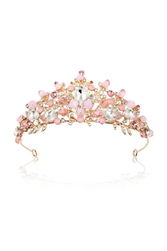Crystal-Embellished Tiara in Rose Gold sold by KissProm