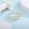 Pearl Rhinestone Stretch Wrap Cuff Bracelets sold by KissProm
