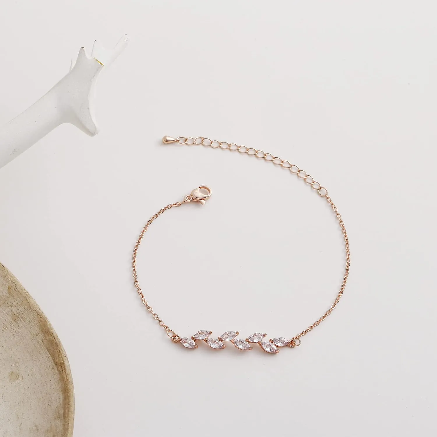 Rhinestone Pull Chain Tennis Bracelets sold by KissProm