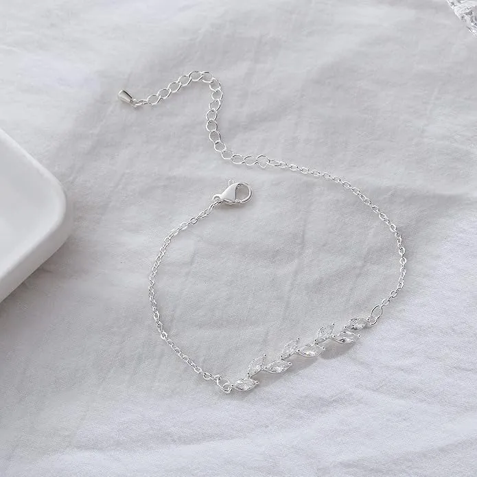 Rhinestone Pull Chain Tennis Bracelets sold by KissProm product image thumbnail 3