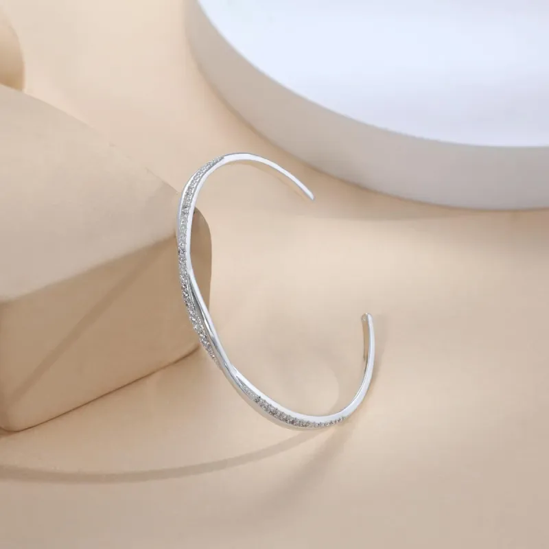 Silver Wave Adjustable Open Bracelets sold by KissProm