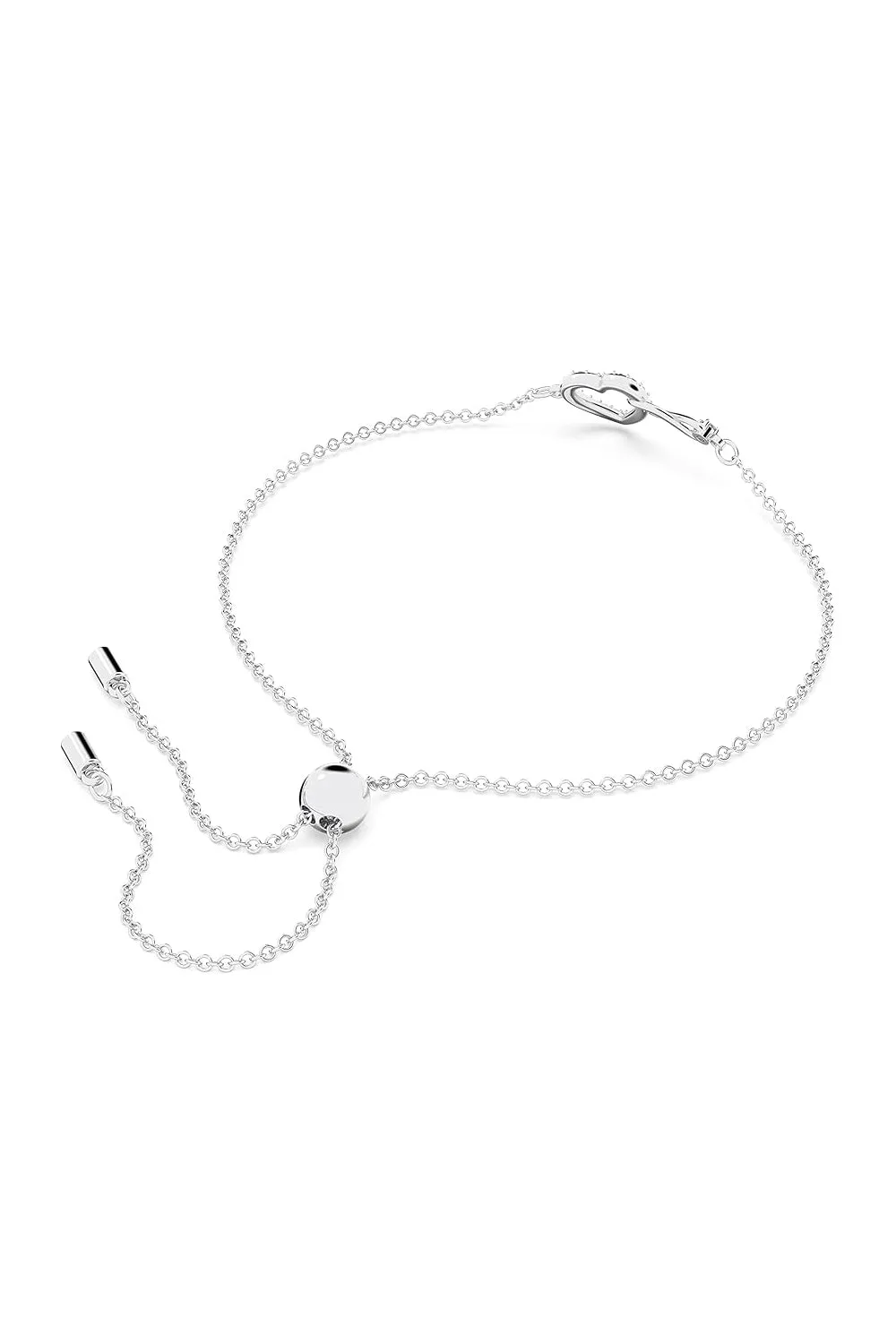 Silver Rhodium Tone Bracelets with Heart sold by KissProm product image thumbnail 2