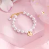 Gold Letter Pearl Bracelets sold by KissProm