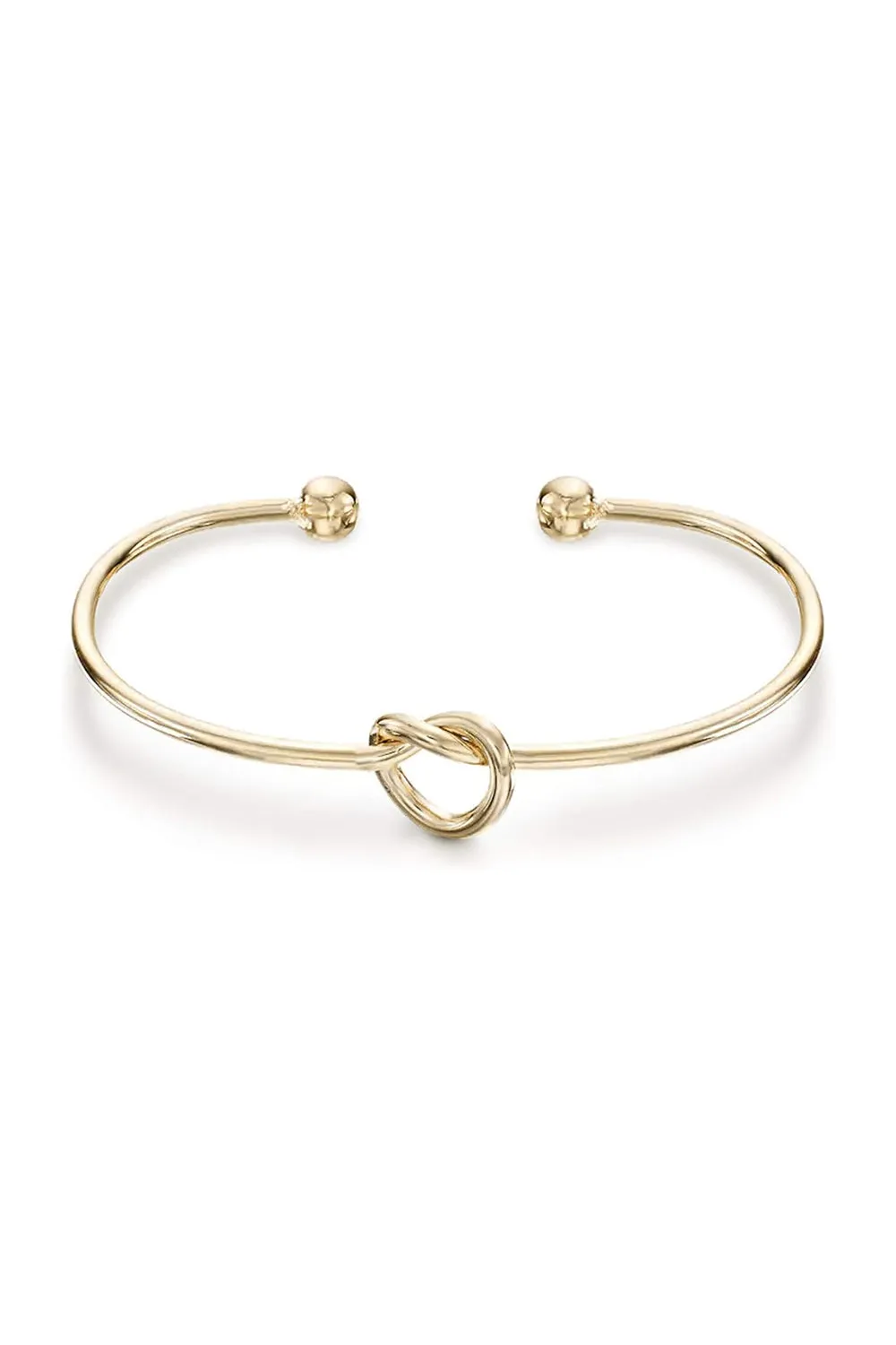 Gold Love Knot Open Bracelet sold by KissProm