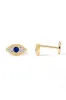 Blue Cubic Zirconia Eye Earring sold by KissProm