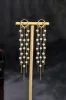 Long Pearl Tassel Earrings sold by KissProm