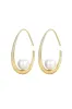 Gold Pearls Drop Earrings sold by KissProm