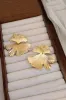 Ginkgo Leaf Flower Earrings sold by KissProm