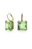 Green Crystals Gold Tone Finish Earrings sold by KissProm