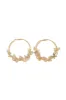 Butterfly Hoop Earrings Gold sold by KissProm