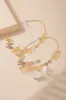 Butterfly Hoop Earrings Gold sold by KissProm
