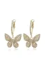 Butterfly Hoop Dangling Earrings sold by KissProm