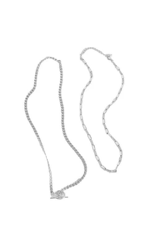 Geometric Paperclip Chain Necklace sold by KissProm