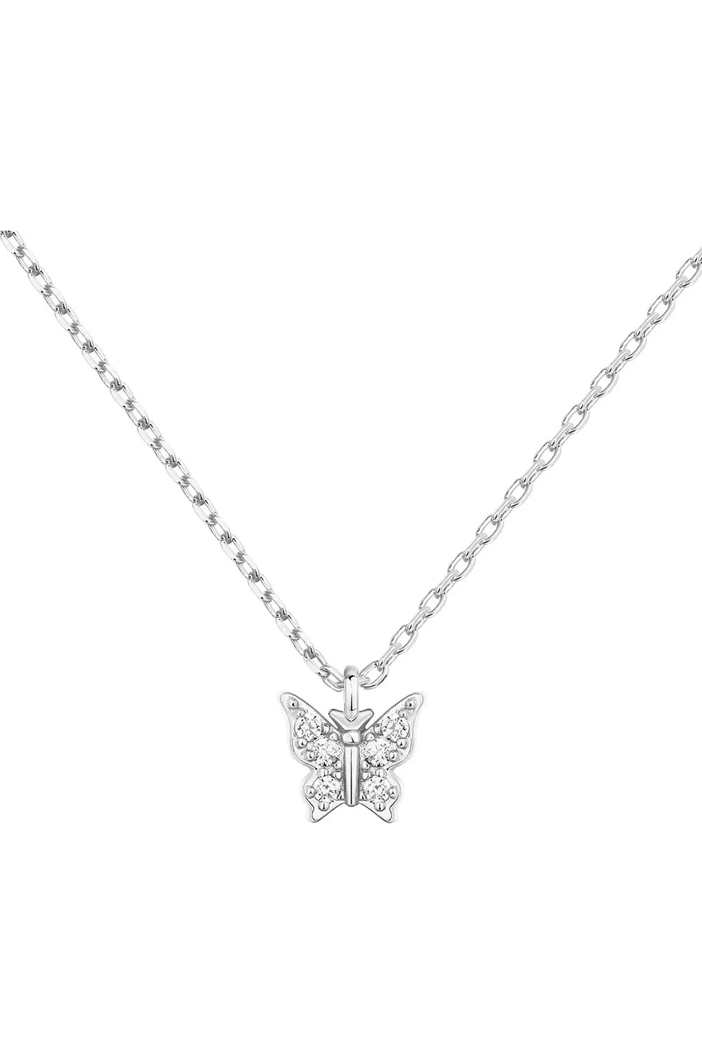 Butterfly Pendant Zircon Necklace sold by KissProm product image thumbnail 3