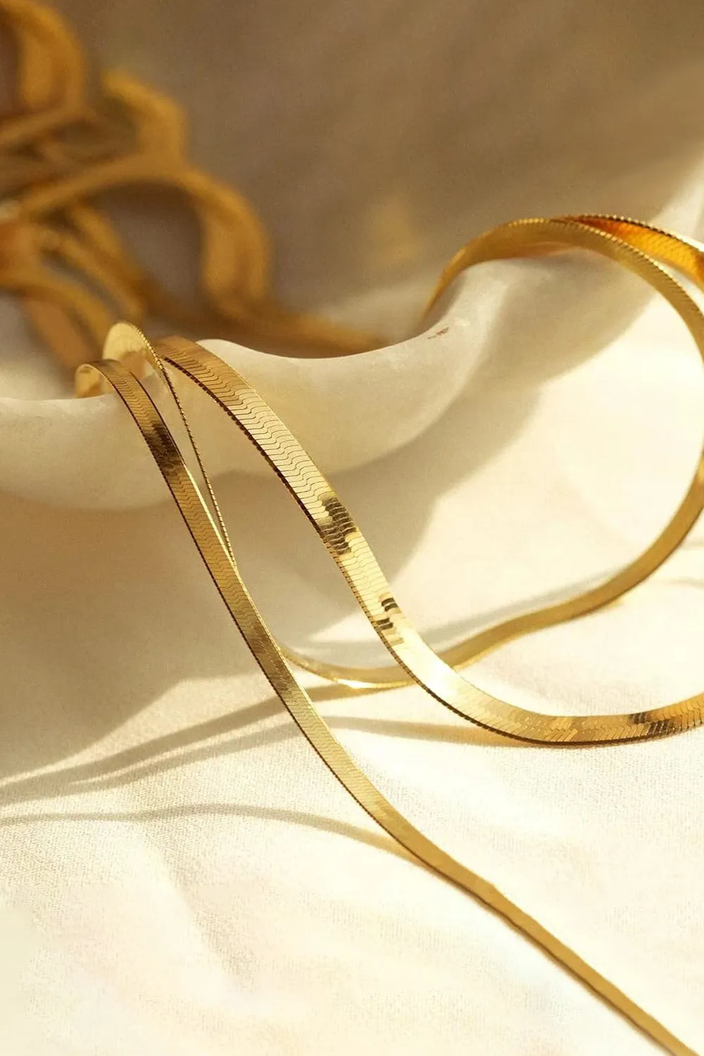 Thin Layered Snake Chain Necklace sold by KissProm